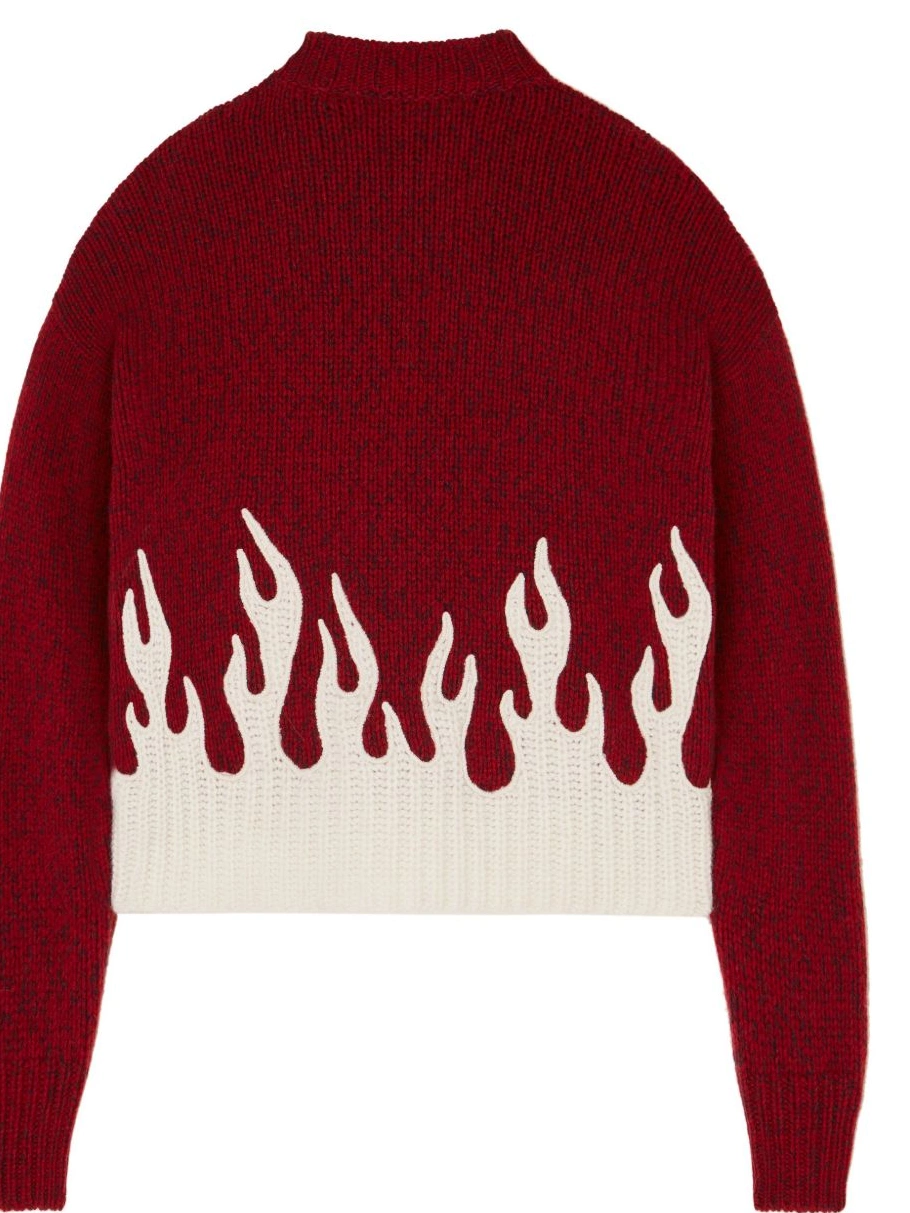 Cheap crew-neck Alanui Women wool-cashmere blend jumper 0413